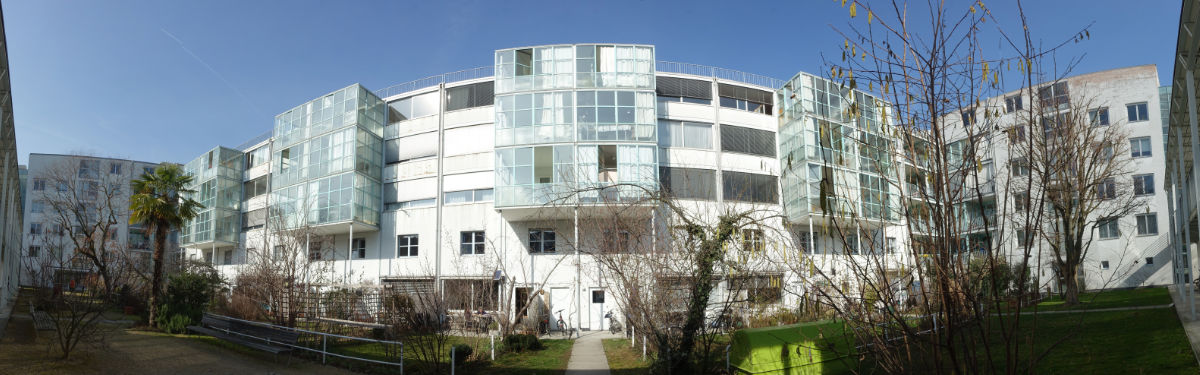 Blick von der Dachterrasse des Hammer 1 Richtung Süden